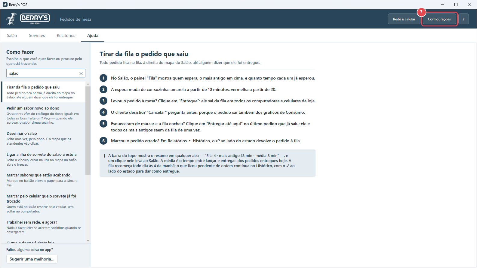 Passo 7: A lista filtra na hora e o assunto abre ao lado